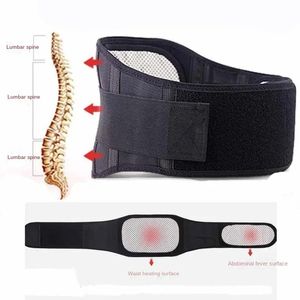 Einstellbare Taille Turmaline Selbstheizung Magnetische Therapie Rücken Taille Stützgürtel Lumbale Klammer Massage Band Taille Rückenpflege