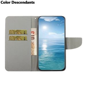 Leather Flip Phone Case For Xiaomi Redmi 9A 9C 10A 10C 12C Cat Butterfly Painted Wallet Card Holder Stand Back Cover Etui