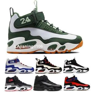Griffey1 Mens Basketball Shoes Sneakers 1s Green Safari Home Run Derby Fresh Water Freshwater Varsity Royal USA Sport 2024 Man Trainer Size 7 - 12