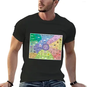 Herren Tanks Tops Die Karte der Kontrolle Theorie T-Shirt Sommer Hippie Kleidung Bluse übergroße T-Shirts für Männer