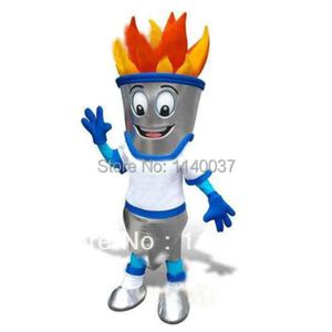 mascot Winter Mascot Costume Customized Warm Fire Torch Cartoon Fancy Dress Mascotte Outfit Suit Mascot Costumes