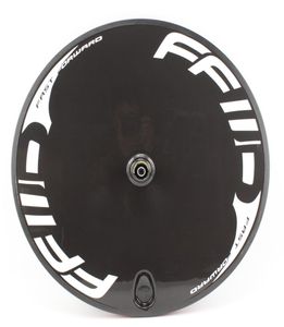 New 700C glossy matt 3K full carbon fibre clincher tubular rim Track fixed gear bicycle disk enclosed wheels Road bike disc wheels1628308