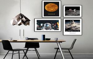 Canvas Painting Astronaut Apollo Moon Landing Art Posters And Prints Venus Wall Art Canvas Pictures Nordic Home Decoration4666611