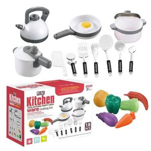 Kitchens Play Food Childrens kitchen utensils and game food toys pretend to be kitchens cooking game sets kitchenware pots and pans sets kitchen toys d240525