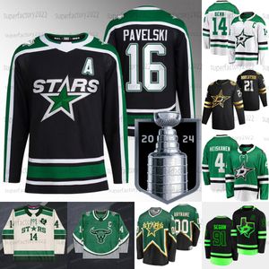 Dallas 2024 Stanley Cup Finals Jersey Jersey Tyler Seguin Matt Duchene Jason Robertson Craig Smith Joe Pavelski Roope Hintz Joel Kiviranta Miro Heiskanen Jamie Benn