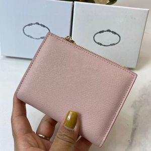 Women Portfel Designer Torby Klasyczne oryginalne skórzane torebki sprzęgła Małe z zamkiem żeńska moda Money Bag Slim Card Holder 270R