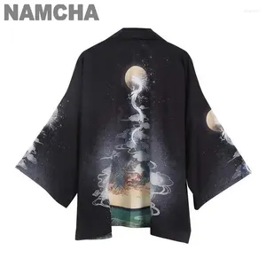 Ethnic Clothing Traditional Chinese Style Kimono Cape Costume 3D Haori Printing Japanese Cardigan Quick Dry Shirt Coat Jacket