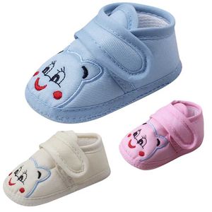 First Walkers Neonatal cartoon baby boots childrens first step shoe soles baby shoes childrens cartoon soft shoes warm winter girls baby shoes d240525