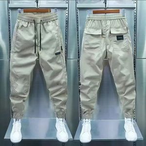 Cotton Jogger Cargo Pants Mens Street Clothing Hip Hop Sports Spodnie męskie Spodnie Haute Summer Harajuku Drawn Pants Mens 240521