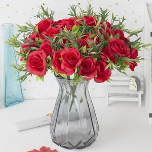 Декоративные цветы искусственная цветочная ваза для домашних аксессуаров аксессуары для свадебной альбом из пиона конфеты