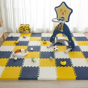 Play Mats New Puzzle Mat Baby EVA Foam Play Black and White Interlocking Exercise Tiles Floor Carpet And Rug for Kids Pad 30*30*1cm Gifts