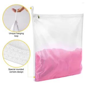 Tvättpåsar 2st/ställ in långvarig mesh väska slitbeständig tvättmaskin Fina kläder skydd