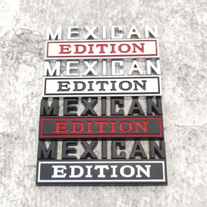 Metal Alaşım Meksika Araba Sticker Emblems Rozet Araç Aksesuarları Dekorasyonu 3D Baskı Arabaları Metal Yaprak Kurulu