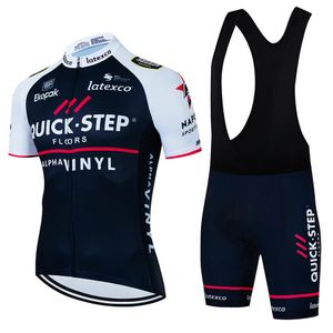 Quick Step Men Cycling Jersey Set Mtb Uniform Bike Clothing Summer Breaking Bicycle Shirt Ropa Maillot Ciclismo 240522