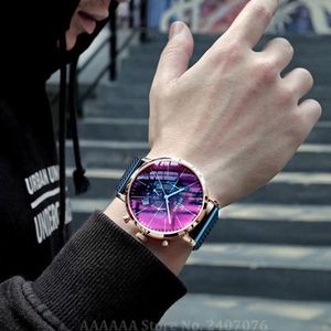 Colorful Luster Wrist Watch Men Watches Top Brand Luxury Chronograph Male Wristwatch Stainless Steel Quartz Watch For Men Clock LY19122 2629