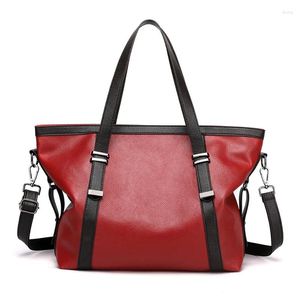Bag Casual Women Female Luxury Handbag Shoulder For Ladies Vintage Leather Crossbody Large Capacity Tote Sac