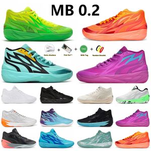 Designer 2.0 Uomini Scarpe da basket Rick Black Blast White, Green Purple Cat Galaxy Red Blast Blue Men Blue Men Sneakers Sports