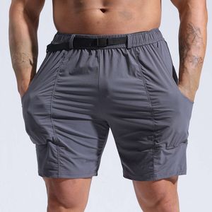 S Men Sports Shorts Loose Fitting Men Casual Two Piece Multi Pocket Workwear Pants Beach ports horts