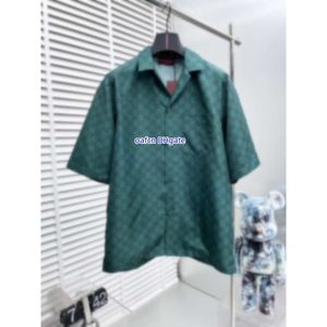 24SS maschile designer maschile da uomo maglietta maschile di lusso da uomo g-s-shirt g-shirt-interblocco Lettere per lettere a maniche corte d'accuffa Shirt Street High Street Maglietta maschile 5675