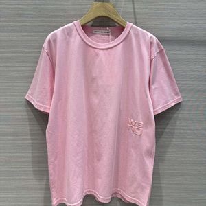 メンズTシャツニッチデザイントレンディブランドフォームカラーラバーロゴ短袖Tシャツルーズカジュアルスタイル