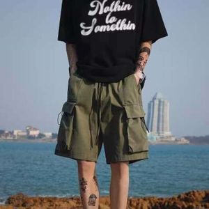 Workwear American Shorts Mężczyzn Mężczyzny Instagram Nowe letnie swobodne spodnie pięciokątne chłopcy i nastolatki trend Ummer