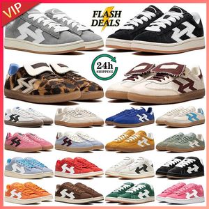 Buty zwykłe Jjjjound dla mężczyzn Women Vegan Adv 00s Spezial Og Shoe Wales Bonner Leopard Pony Handball Gum Team Collegiate Team Black Mens Womens Treakers