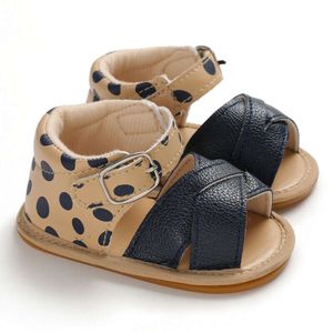 2019 Casual Children Girls Flower Sandals Kids Fashion Genuine Leather Shoes summer baby new scandals white gold dot shoes L2405