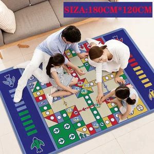 Zagraj w Mats Baby Play Mat New Design Diving Dibet Ludo Mat Mat Portable Travel Childing Toy Family and Party Game