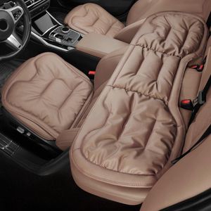 Mode nappa läder bilstol kudde för jeep Grand Cherokee Wrangler Liberty Commander Breattable Non-Slip Bottom Comfort Car Seat Protector Covers