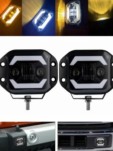 Montagem de descarga LED PODS LEDA LIVRA LUZ DE LUZ DE TRABALHOS DE LIGHAS 12V 24V SUPER BRILHORES PARA JEEP CAMINH