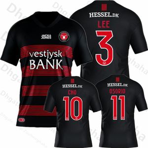 Midtjylland Soccer Jersey 2023 24 Домашняя футбольная рубашка набор Osorio Lee Cho