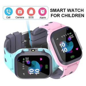 Детские часы 4G детские SmartWatch Sim -карта водонепроницаемые GPS Wi -Fi Location Video Callone Sos Camera Came Clock Smart Wwatch Best для детей D240525