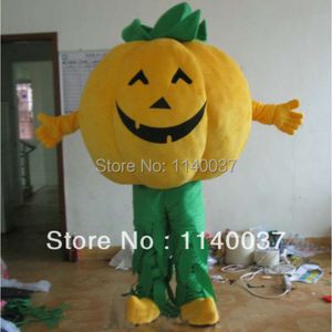 mascote no atacado mais novo mascote de halloween traje amarelo abóbora alimentos alimentos mascotte mascote figurinos