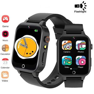 Relógios infantis Smart Watch For Kids HD Touchscreen Kids With 26 Games Video Camera Music Audio Learn Card Card Educational Toy Watch D240525