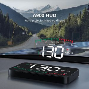 A900 AUTO HUD Display Visualizza auto Alarmante EOBD OBD2 Accessori elettronici del parabrezza per tachimetro