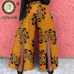 Högkvalitativa byxor Afrikanska kläder för kvinnor i full längd Löst byxor Tryck Flare Ankara Wide Leg A2221002 240513