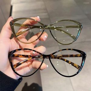 Sonnenbrille Transparent Anti-Blau-Lichtbrillen Frauen mit hoher Definition mit Brillen Mode Vintage großer Brillenrahmen