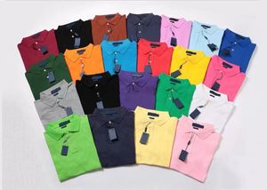 Yüksek kaliteli polo gömlek lüks İtalya Erkekler Tasarımcı T Shirt Polo Gömlek Yüksek Sokak Nakamı Küçük At Timsah Baskı Giyim Mark Marka Polo Tshirt Boyutu S-3XL