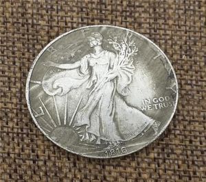 American 1816 Biała miedziana srebrna moneta zagraniczna srebrna moneta zabytkowa moneta może wydmuchać 38 mm średnicy 4833097