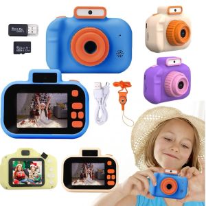 Multifunctional Micro Camera Toy Portable Toddler Camera with Lanyard Digital Video Camera USB Charging for Children Party Gifts