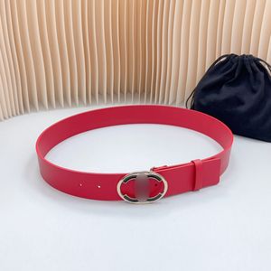 Designer di alta qualità Cintura in pelle rossa in pelle rossa semplice Luce Luxury Womens Belt AAA Status Symbol di alta qualità Mens Cintura in pelle Luxuria Cintura alta Craft High Made C47