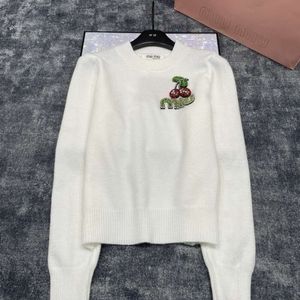 Women's Sweaters Niche Design Trendy Brand Heavy Industry Embroidered Letter Pullover Sweater Loose Fashionable Versatile