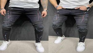 2020 2 Styles Men Big Pocket Skinny Jeans Zipper Slim High Quality Jeans Casual Sport Corset jeans M3XL H11168141712