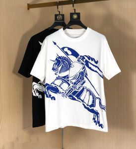 brand designer men's T-shirt High quality printing with tees men's and women's shirts classic luxury war horse T-shirt casual pure cotton top short sleeved clothes US size