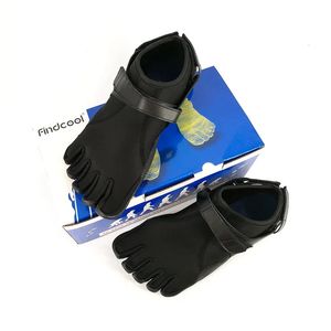 FindCool Five Toes Barefoot Buty do chodzenia Mężczyźni pięć palców u stóp butów odpornych na ślad trekkingowy Trekking 5 palców świątecznych trampki plażowe 240523