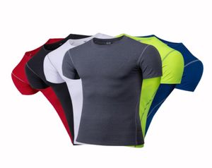 2021 Mens Gyms Clothing Compression Base Layers Under Tops Tshirt Running Crop Top Skins Gear Wear Sports Fitness2465481