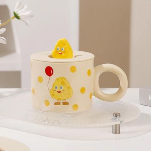 Кружки милый молочный чай чашка керамическая кружка пиво рождество кофейных чашек керамика керамика персонализированный подарок оригинал