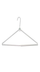 1 st bärbar vikbar hängande aluminiumlegering klädstativ för reseshushållens sovsalar hängare fällande hängare4757779