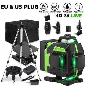 1,5 млн штатив/16 линий Laser Level Green Line Selfleviting 360 Горизонтальный и вертикальный профессиональный мини -лазерный уровень