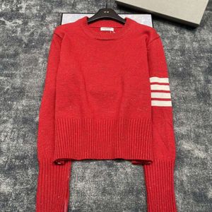 Kvinnors tröjor 23 Autumn/Winter Niche Design Trendy Brand College Sweater Lazy Style Fashionabla mångsidig